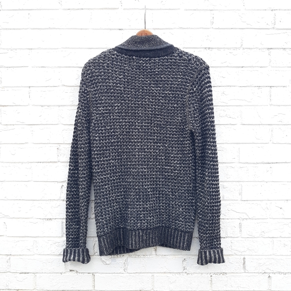 Neiman Marcus Rag & Bone Target Fisherman Wool Cardigan - Picture 4 of 6